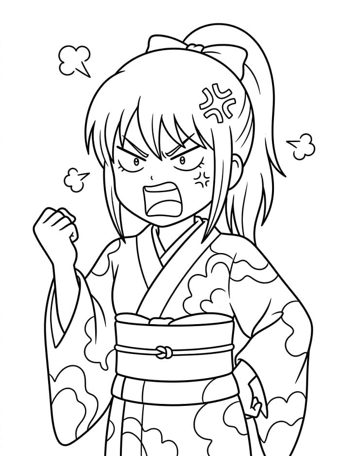 Chibi Angry Tae Shimura