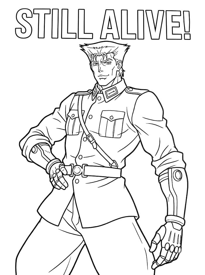 Printable Rudolf von Stroheim Coloring Pages
