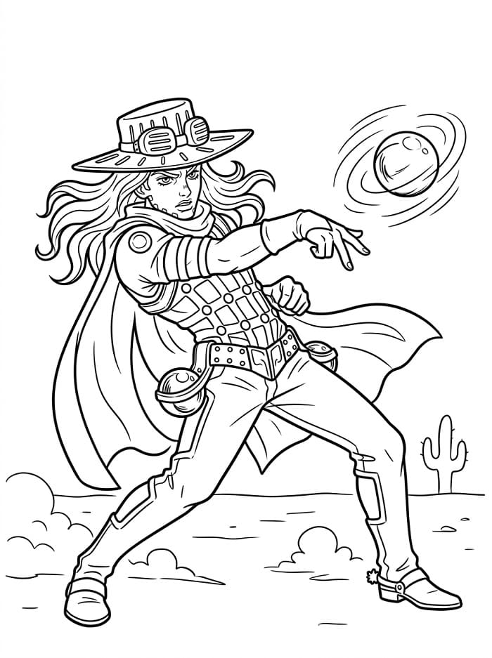 Gyro Zeppeli Action