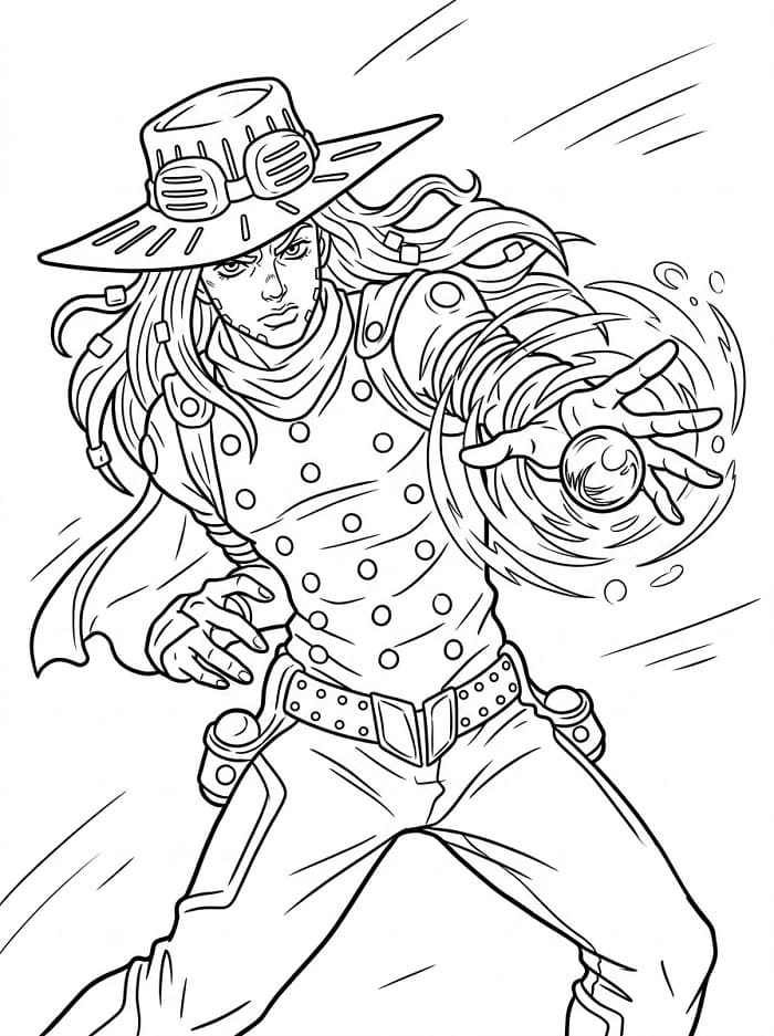 Gyro Zeppeli Fighting