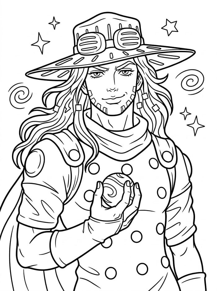 Gyro Zeppeli Free Printable