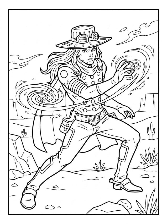 Gyro Zeppeli from JoJo's Bizarre Adventure
