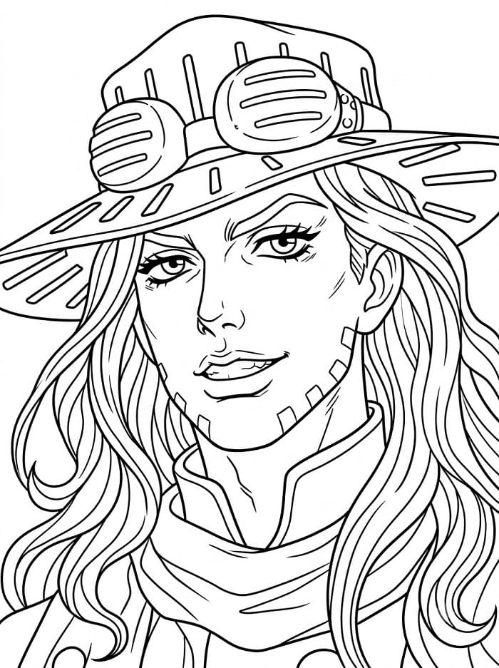 Gyro Zeppeli in Anime JoJo's Bizarre Adventure