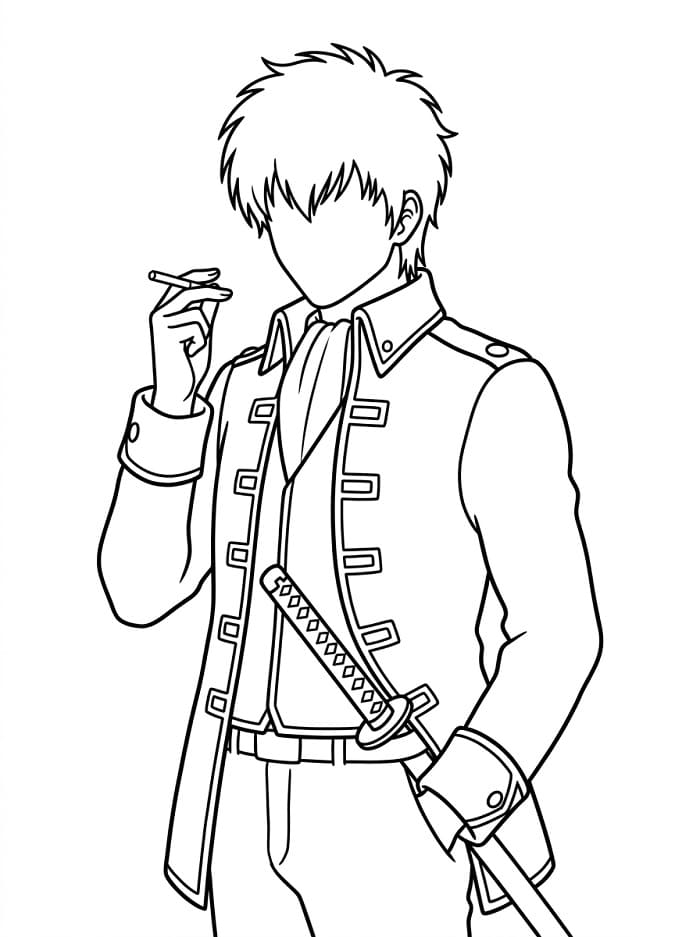 Hijikata Toshiro in Anime Gintama