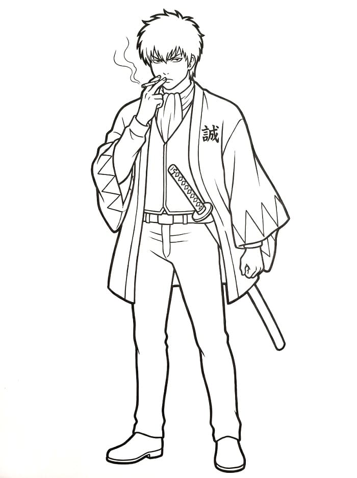 Hijikata Toshiro in Gintama