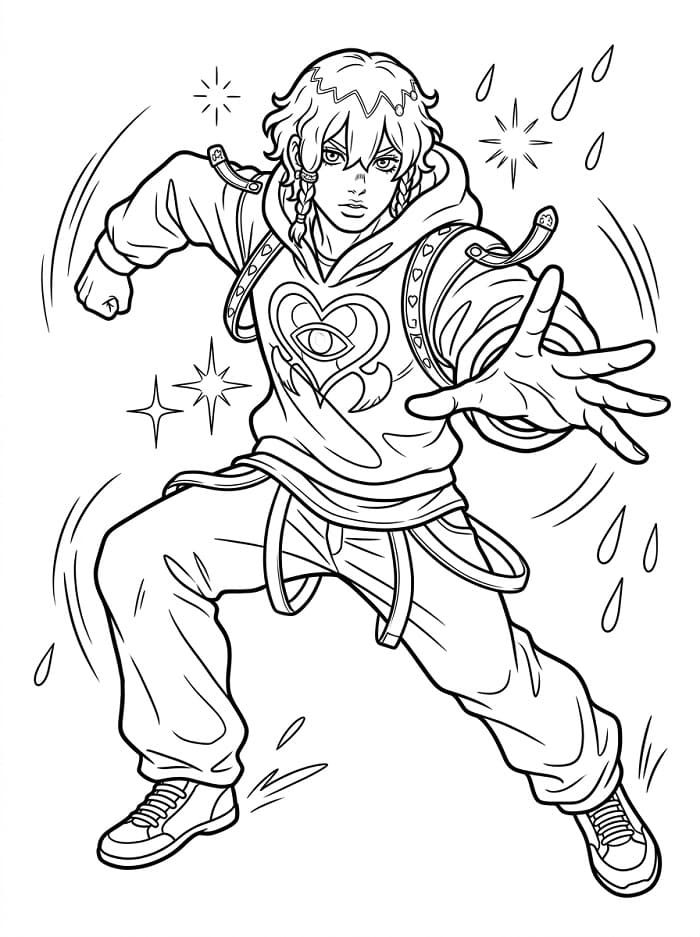 Jodio Joestar Anime JoJo's Bizarre Adventure