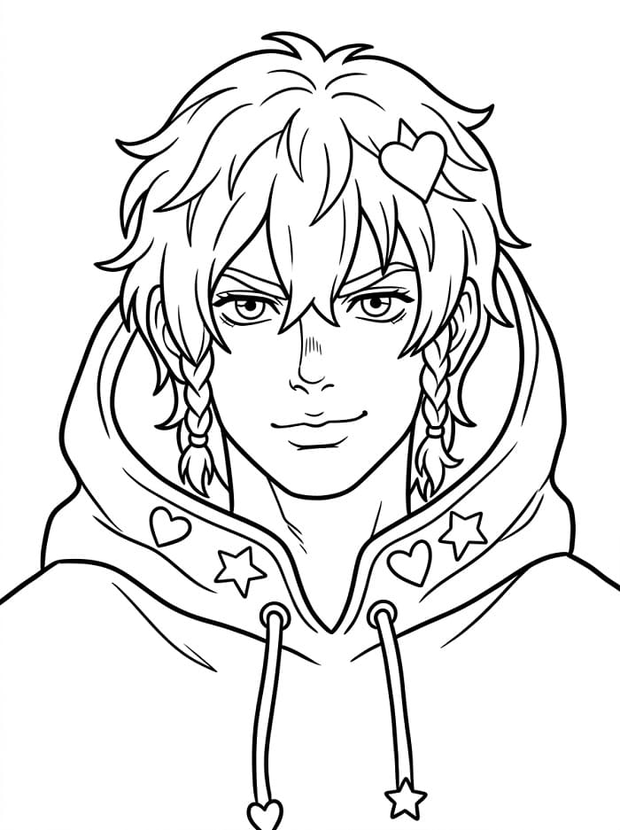 Jodio Joestar from Anime JoJo's Bizarre Adventure