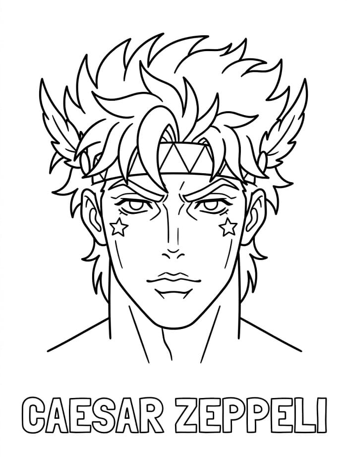 Printable Caesar Zeppeli