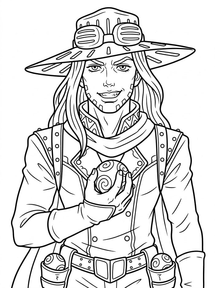 Printable Gyro Zeppeli