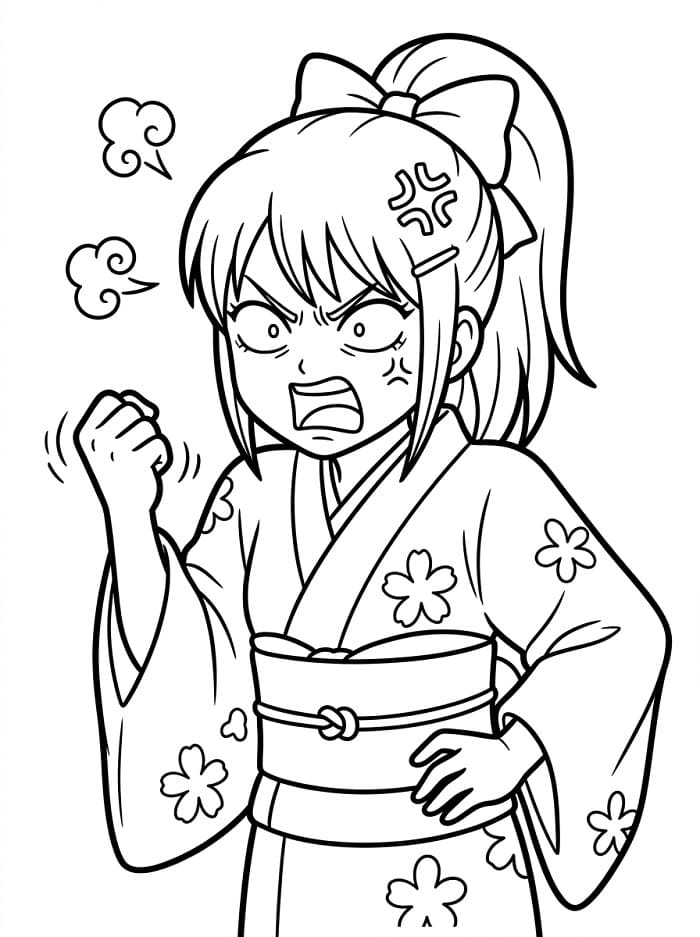 Tae Shimura Angry