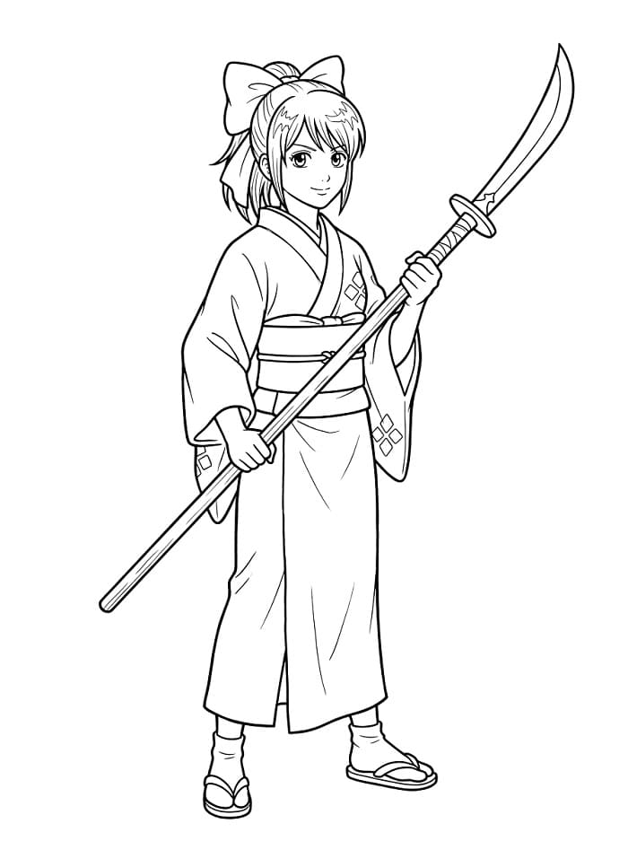 Tae Shimura and Naginata
