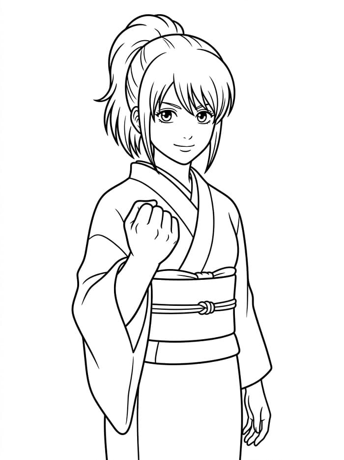 Tae Shimura from Anime Gintama