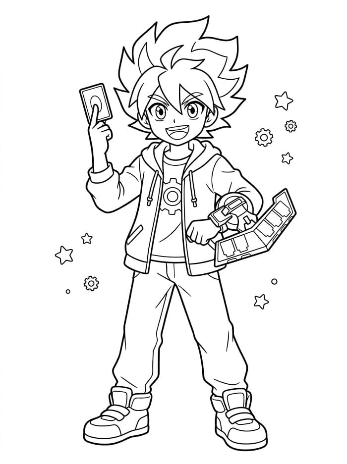 Printable Yuga Ohdo Coloring Pages