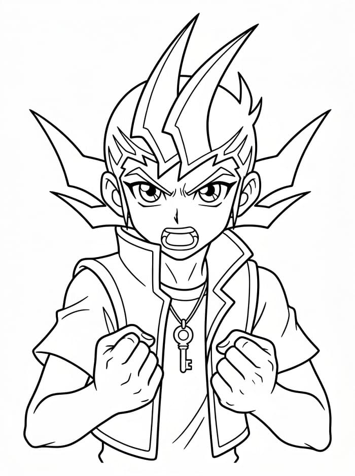 Angry Yuma Tsukumo