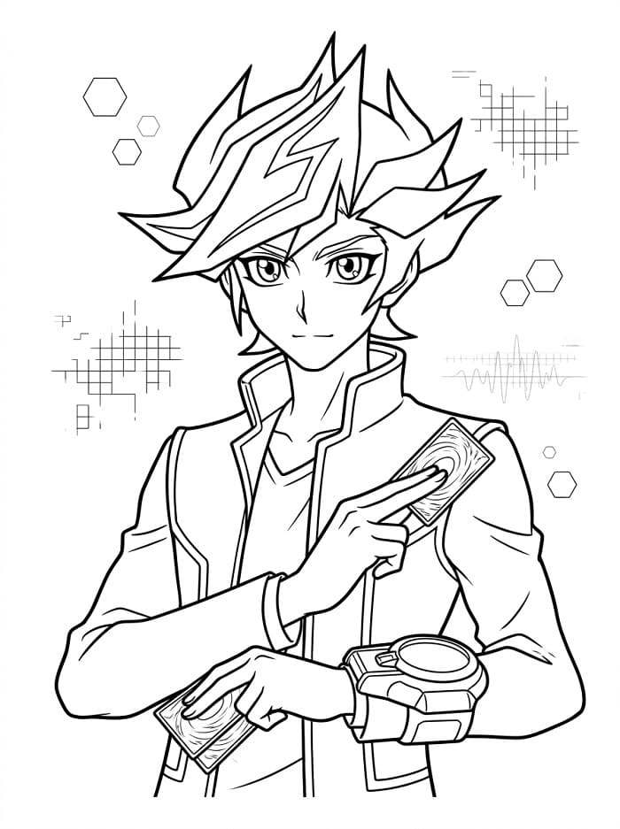 Printable Yusaku Fujiki Coloring Pages