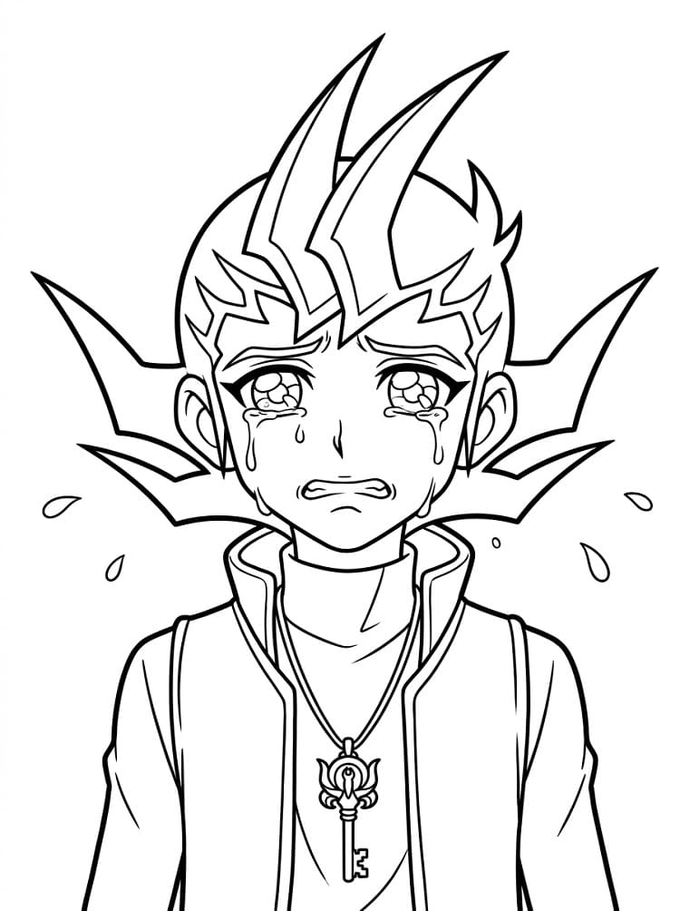 Crying Yuma Tsukumo