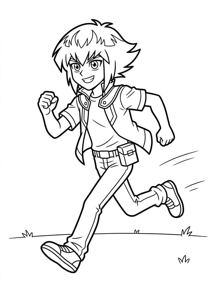 Jaden Yuki Running