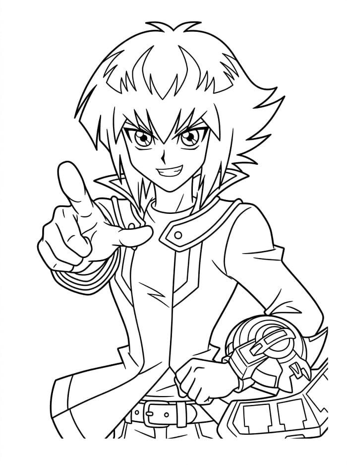 Jaden Yuki from Anime Yu-Gi-Oh
