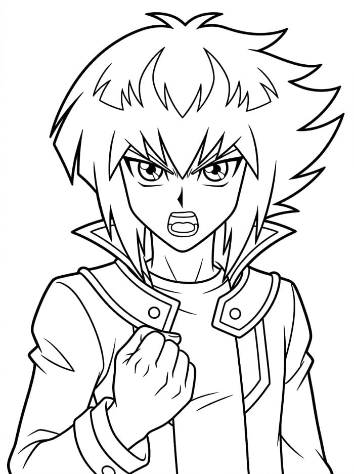 Jaden Yuki in Anime Yu-Gi-Oh