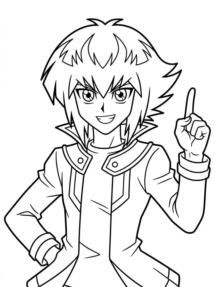 Jaden Yuki in Yu-Gi-Oh
