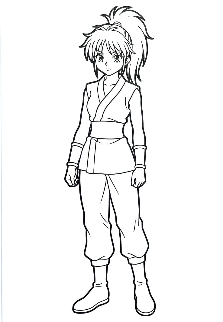 Machi Komacine from Anime Hunter x Hunter