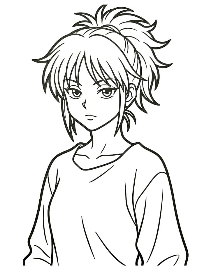 Machi Komacine in Hunter x Hunter