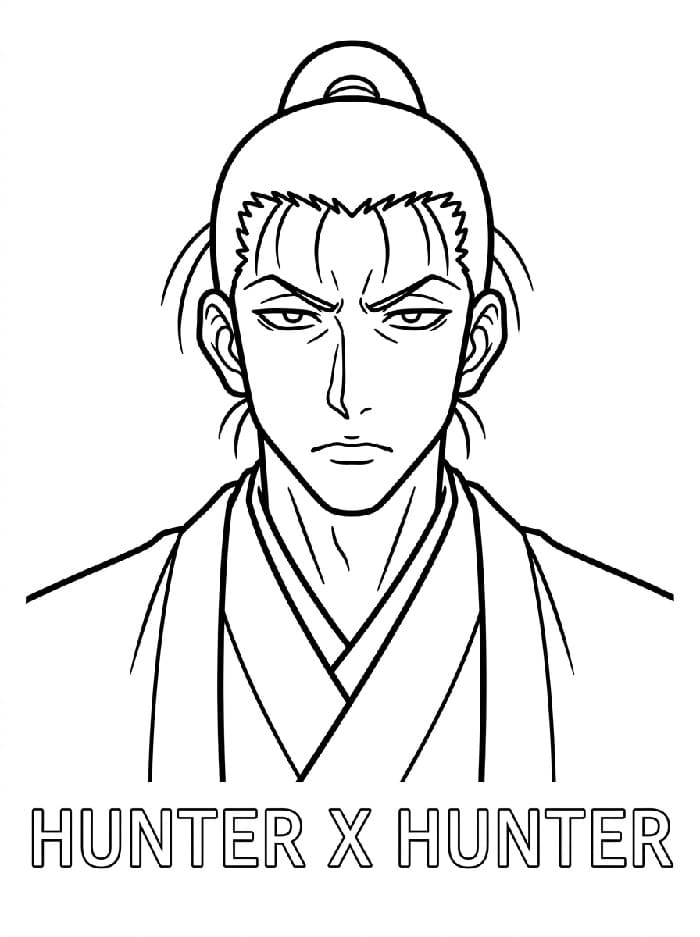 Nobunaga Hazama from Anime Hunter x Hunter