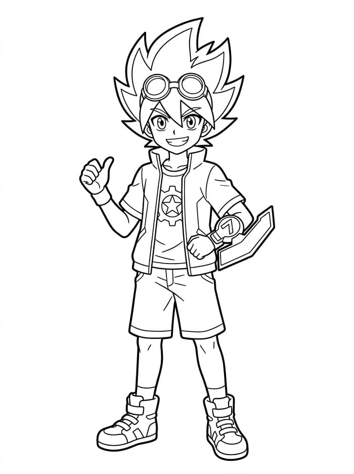 Yuga Ohdo from Yu-Gi-Oh