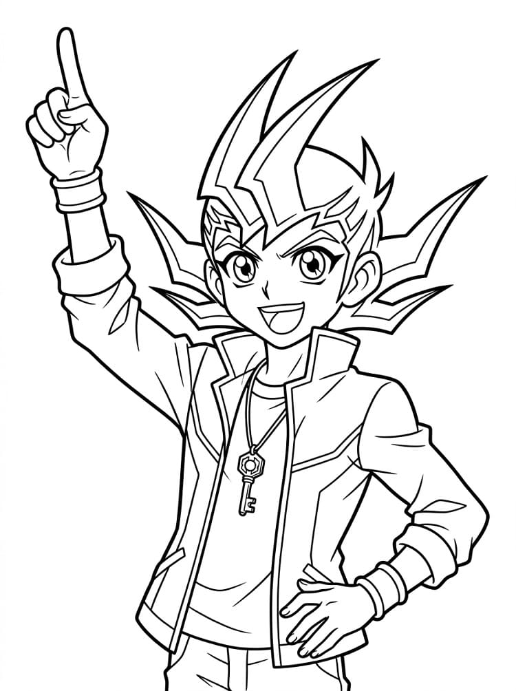 Yuma Tsukumo from Yu-Gi-Oh