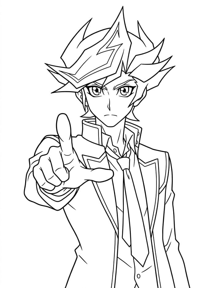 Yusaku Fujiki from Anime Yu-Gi-Oh