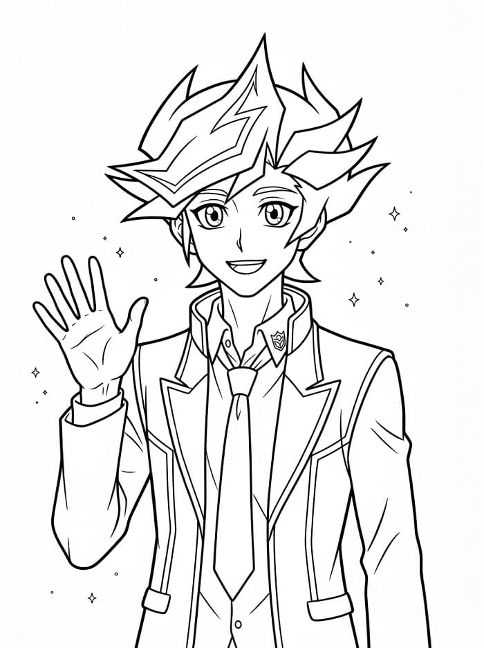 Yusaku Fujiki from Yu-Gi-Oh