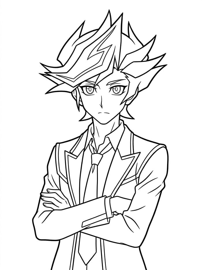 Yusaku Fujiki in Anime Yu-Gi-Oh