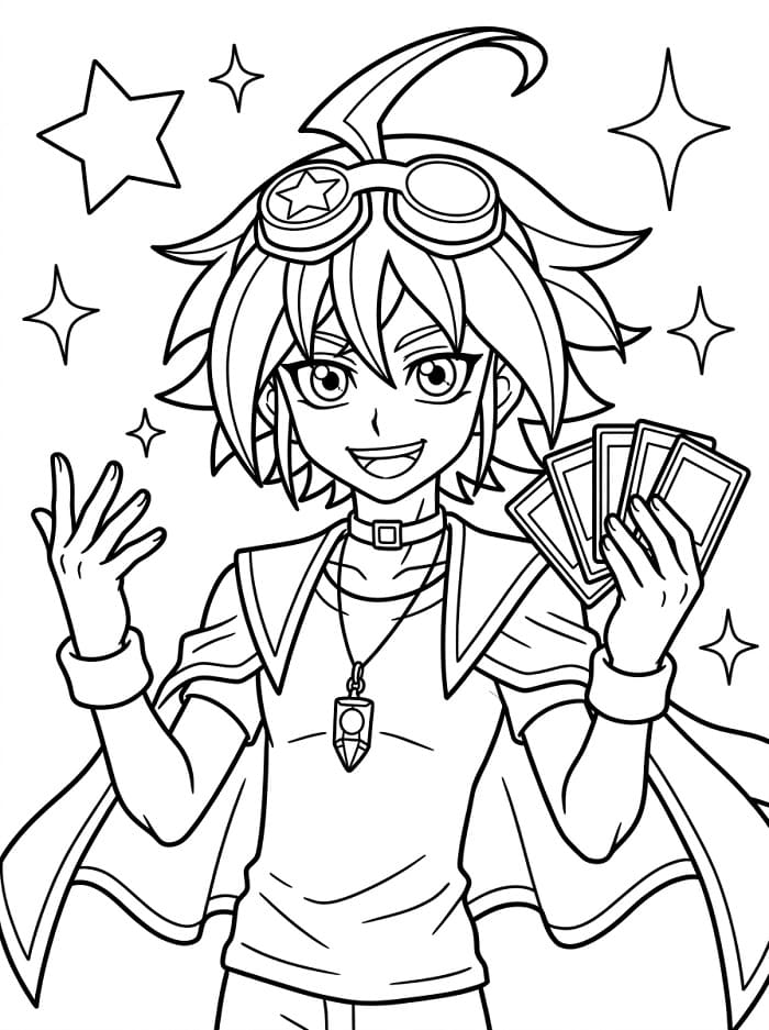 Yuya Sakaki from Anime Yu-Gi-Oh