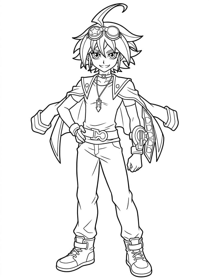 Yuya Sakaki in Yu-Gi-Oh